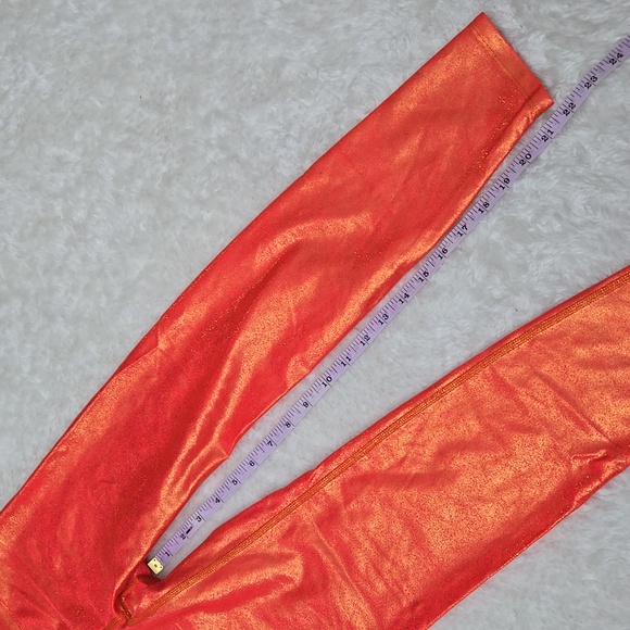Heroine Sport Orange Athletic Leggings, Womens Medium - Picture 9 of 10